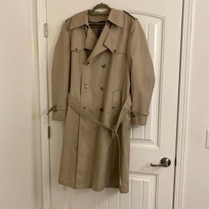 Dior Beige Double-Breasted Trench Coat